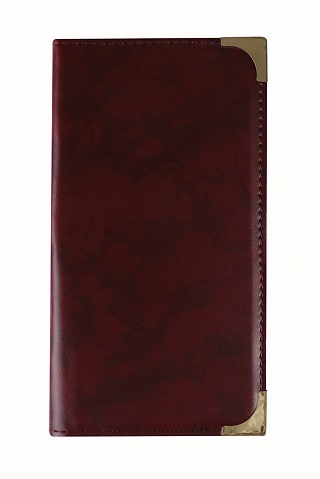 Папка для официанта "Бордовая"-1