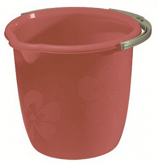 Ведро 10л п/п бордовое /20/-1