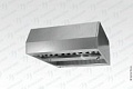 Зонт приточно-вытяжной закрытый ЗВЗн - 1100*2000*400 "Norma Inox", островной