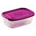Контейнер для продуктов прямоуг. 0,45 л. см. п/п цвет в ассортименте /1/