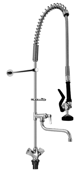 Устройство душирующее AIRHOT PR-350 MT в комплекте со смесителем и краном-1