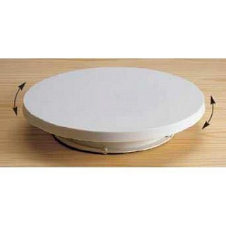 Подставка д/торта вращ.D=28 H=7,5см пластм.-1