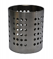 Емкость для столовых приборов (стакан) d=100 мм. h=125 мм. перфор., нерж. MGSteel /1/96/