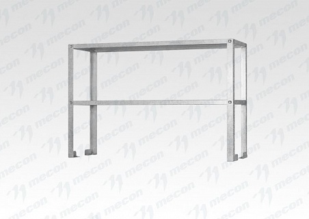 Полка надстройка настольная ПННн 600*300*800 "Norma Inox", нерж., 2 уровня-1