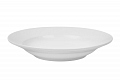 Тарелка суповая круглая d=20 см, высота 3,4 см, 220мл, белье 6/60																				