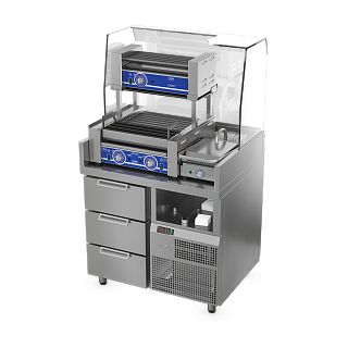 Станция для бургеров и хот-догов БАВАРИЯ БХС - 900.700-02-2