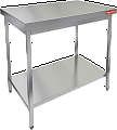 Стол нержавеющий разделочный центральный с полкой HICOLD НСО-12/7П