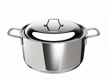 Кастрюля 8,0 л Ideal, нерж.сталь 1/4-1