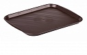 Поднос столовый 355*470 мм коричневый 2/10																				