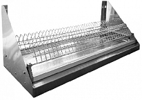 Полка для сушки тарелок ПКт 1500*300*300 нерж.сталь