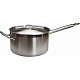 Сотейник  8 л. нерж. d=26 см. h=15 см. с крышк. двойное дно (индукция) MGSteel (С23S178KL)