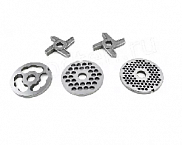 Комплект ножей и решеток мясорубки МИМ-300 (без бурта) Комплект ножей и решеток мясорубки МИМ-300 (без бурта)