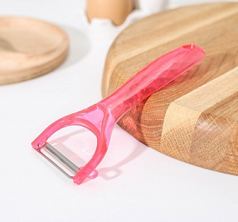 Овощечистка Доляна «Отражение», 15 см, цвет МИКС-1