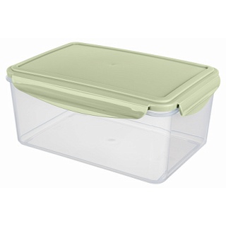 Контейнер 2,5 л 235х168х105 мм с крышкой прозрачный, ПП [431181931]-1