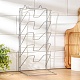 Подставка под крышки вертикальная, 5 ярусов 15×16×36 см, цвет хром