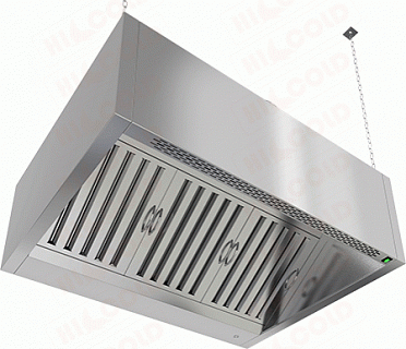 Зонт вытяжной пристенный коробчатый HICOLD ЗКВПО-1411-1