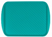 Поднос столовый из полистирола 420х300 мм зеленый [422106709]