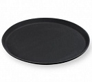 Поднос прорез. d=35см черный MG 