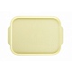 Поднос столовый 450х355 мм с ручками светло-желтый
