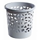 Корзина для мусора d=26 см. h=26 см. серая /15/