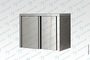 Полка навесная закрытая ПНЗн - 1000*400*600 "Norma Inox", двери-купе, полка сплошная