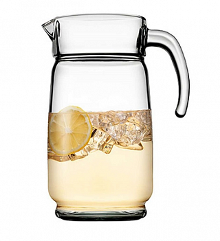 Кувшин 1,65 л. d=110, h=235 мм с прозр. крышкой Акватик Б /6/-1