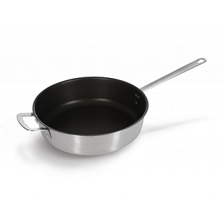 Сковорода Luxstahl d=340/90 нерж антиприг. покрытие, высокие борта, ИНДУКЦИЯ-1