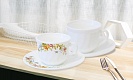 Набор чайный на 6 персон / 12 предметов: кружка 190 мл + блюдце d=14 см, Амина 1/12