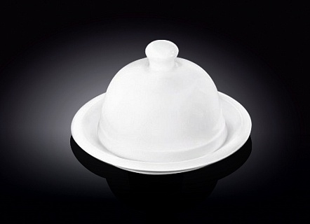 Масленка 9,5*5,5 см. с крышкой Wilmax /6/72/-1