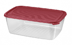 Контейнер 4,2л (29х19см h12,4см) с замками, с крышкой, с ручкой п/п 