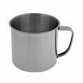 Кружка нерж. 300 мл, h- 7 см, d- 8 см 12/360