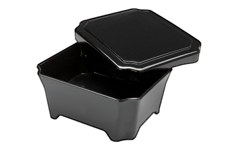 Шкатулка для УНАГИ 16,3см *13,9см *в.7,6см "Черный"-1