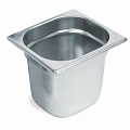 Гастроемкость 1/6  h=200 (1/6*8,0) нерж. MGSteel