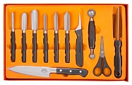 Набор для карвинга 14 предметов (11 ножей, сумка, пенал, DVD, книга) [3720039]