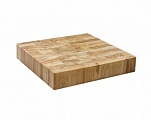 Колода разрубочная настольная бук 40*40*8-10 см. /1/																								