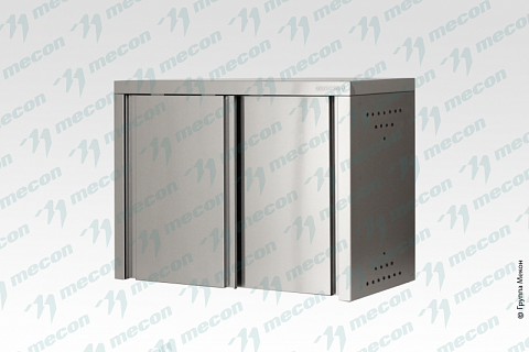 Полка навесная закрытая ПНЗн - 1000*400*600 "Norma Inox", двери-купе, полка сплошная-1