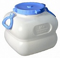 Фляга Гранде 30,0 л с ручками белая 1/4