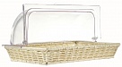 Корзинка пластиковая 415х280 мм бежевая [KT3426]-preview-2