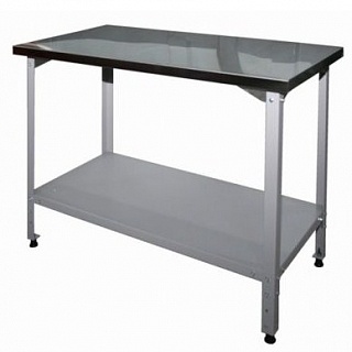 Стол СПБ 600*600*860 борт, полка-решетка крашен.-1