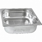 Гастроемкость 1/2  h=20 (1/2*1,0) нерж. перфорир. MGSteel