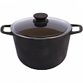 Кастрюля БИОЛ со стеклянной крышкой, 26 см, 6,0 л
