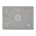 Коврик для выпечки 40*30 см. силиконовый со шкалой /1/20/