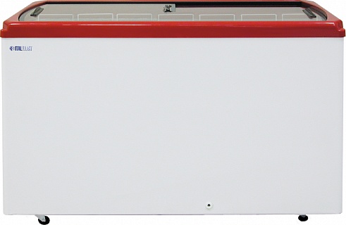 Ларь морозильный ITALFROST CF600F (красный)-1