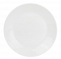 Тарелка плоская, фарфор, d=18см, h=2см, круглая, белье 8/80