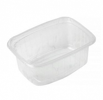 Контейнер 250мл прямоугольный УЮ, ПП с крышкой (100 шт/упак, 10 упак/кор)-2