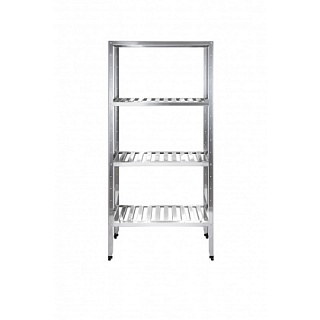 Стеллаж кухонный Luxstahl СРРП-1800*600*300 с решетчатыми полками -1