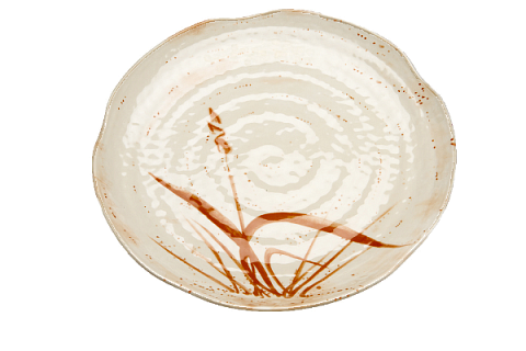 Тарелка круглая d=26,5см*в.3см "Осенняя трава"-1