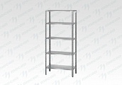 Стеллаж полочный СПЛн 1500*600*1800 "Norma Inox" (полка-решетка 5 шт.)