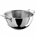 Миска полусферическая 17,0л d40см h22см, с ручками, нерж.сталь