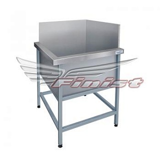 Ванна МОПовая ВМПс-1 700*400*750 с рабоч. поверх., борт с 3-х стор, отступ ног по 20 мм, сварн. мойка 1мм-1